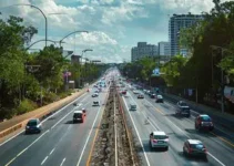 obras nas avenidas Estrela D'álva e São Sebastião