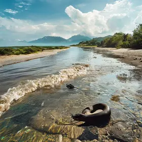 limpeza nas praias e rios de Boa Vista