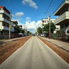 pavimentação no bairro Jóquei Clube