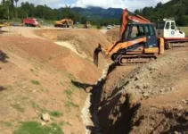 obras de drenagem no Monte Cristo