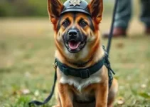 treinamento de cães da Guarda Municipal