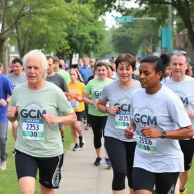 corrida dos alunos da GCM