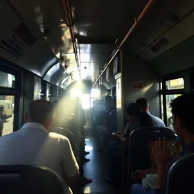 calor nos ônibus